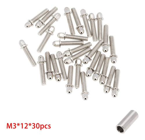 Tornillo Imperial M3 Para Llantas De Rueda 1.9 2.2, 30 Unida