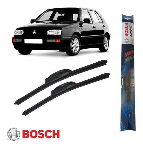 Escobillas X2 Limpiaparabrisas Aerofit Bosch Vw Golf Mk3 Mk4