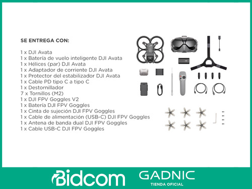 Drone Dji Avata Fly Smart Combo Profesional Fpv Goggles V2
