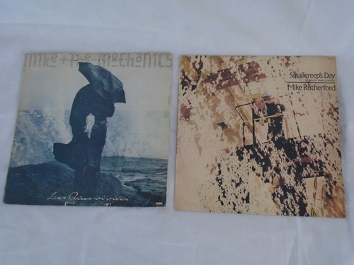 Lote  De 2 Discos De Vinilo De Mike Rutherford (ex Genesis)