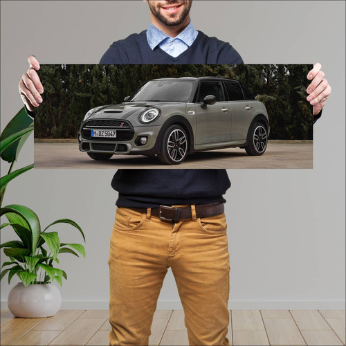 Cuadro 30x80cm Auto 2018 Mini Cooper S Jcw Packa 334