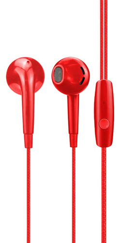 Fone De Ouvido Com Fio Hit Cores Earbuds - Letron Cor Vermelho