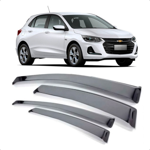 Calha De Chuva Defletor Tiger Novo Onix Hatch 2020 Até 2024