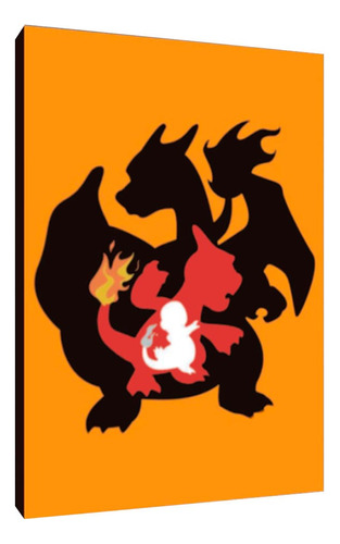 Cuadros Poster Pokemon Charmander Evolucion Xl 33x48 (chm 2)