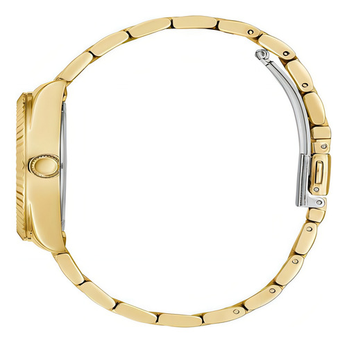 Relógio Feminino Dourado Guess - Gw0308l2 + Conjunto Prata