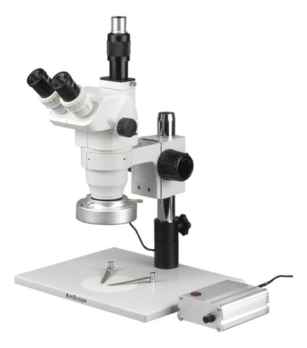 Amscope Zm-1tz3-80mw Microscopio De Zoom Estéreo Trinocula.