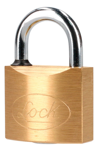 Candado Para Cortina De Latón Llave Bancaria 40mm Lock