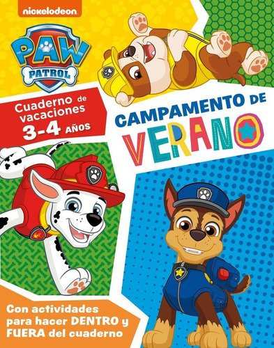 Campamento De Verano Con La Patrulla Canina, De Nickelodeon. Editorial Beascoa, Tapa Blanda En Español