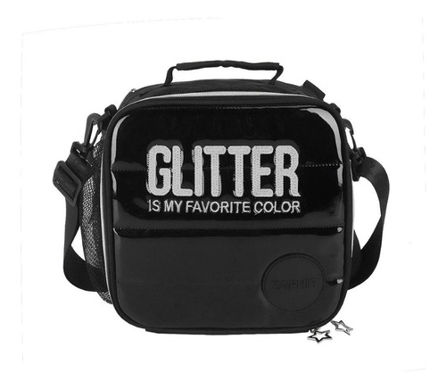 Bolso Lunchera Térmica Vianda Escolar Zaphir Glitter