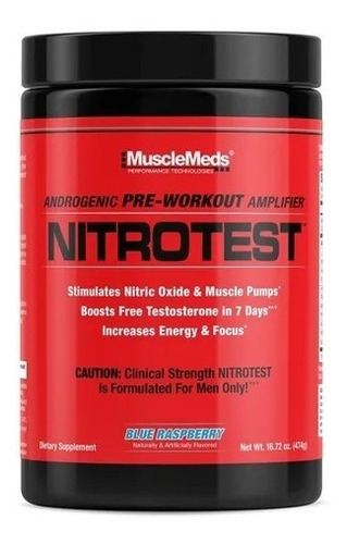 Pre Entreno Musclemeds Nitrotest Oxido Nitrico