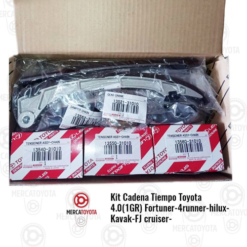 Imagen 1 de 7 de Kit Cadena Tiempo Toyota 4.0 Fortuner-4runner-hilux Kavak