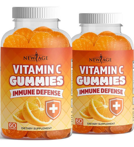 120gum Set2 Vitamina C New Age - U - Unidad A $2499