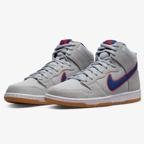 Tenis Nike Sb Dunk High Prm Ny Mets Rush Blue Team Orange