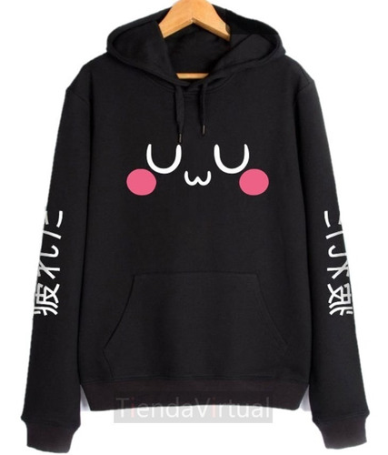 Uwu Japan - Buzo Canguro Unisex - Emoji Ulzzang Chibi