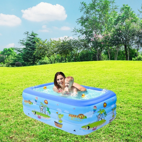 Piscina Inflable Niños Piscinas Rectangular 180cm