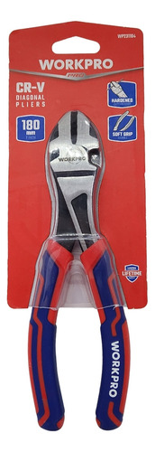 Alicate Cortante Diagonal Oblicuo 7 Cr-v Workpro