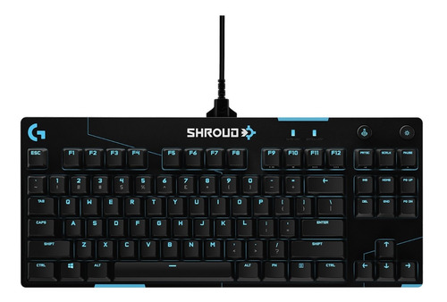 Teclado Mecánico Gamer Logitech G Pro X Shroud Ed Rgb Inglés