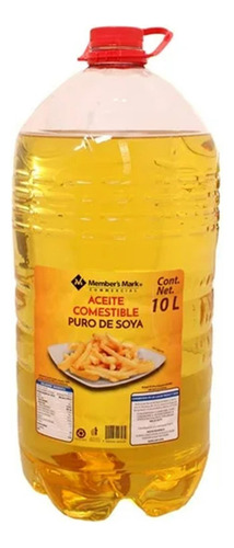 Aceite Comestible Puro De Soya Member's Mark 10 L