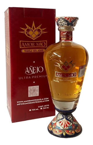 Tequila Amor Mio Añejo 750 Ml