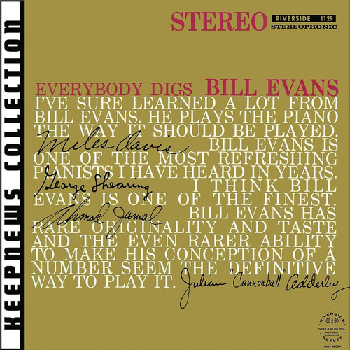 Cd: Everybody Digs Bill Evans
