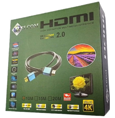 Cable Hdmi 2.0 De 10 Metros Delcom Ultra Hd 4k Audio Video