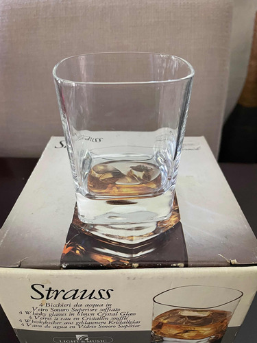 Vasos De Whisky Strauss X4 (290ml)
