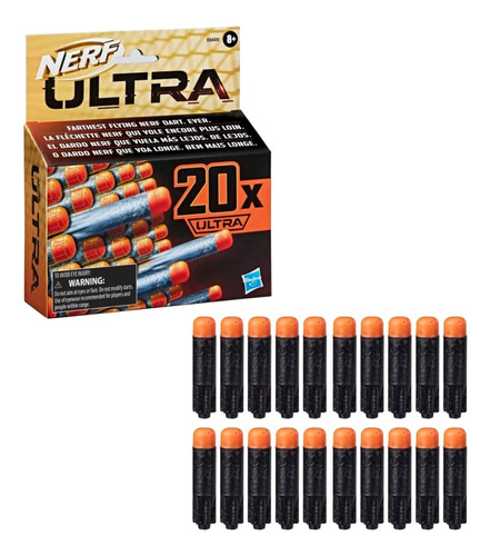 Nerf Ultra One - Paquete De Recambio De 20 Dardos, Los Dardo