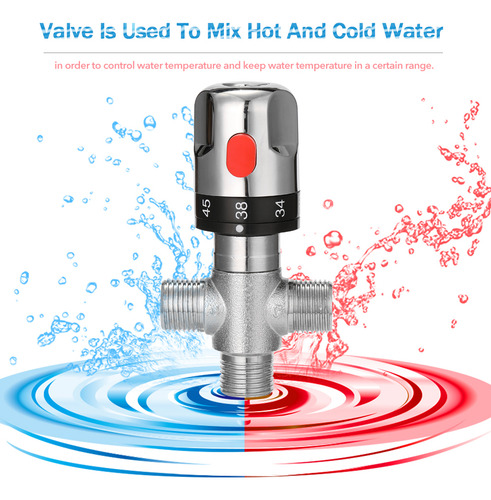 Zhmy Mezclador Ajustable De Agua Con Válvula Termostática