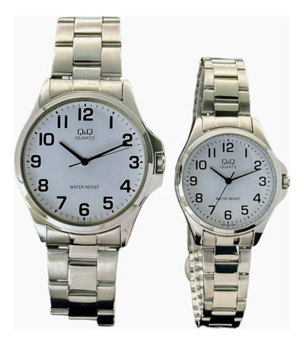 Regalo Pareja Reloj Original Q&q Hombre O Mujer