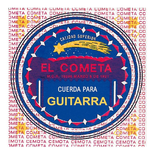  12pz Cuerda Para Guitarra El Cometa Mi-1a No.500 Acero