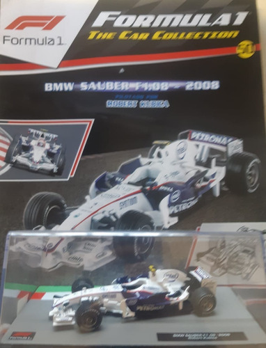 Auto Coleccion Formula 1 Bmw Sauber F1 08 Robert Kubica 2008