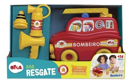 Brinquedo Infantil S.o.s Resgate Bombeiro - Elka 1118