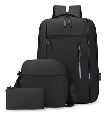 Bolso De Negocios Para Hombre,mochila Para Ordenador Con Usb