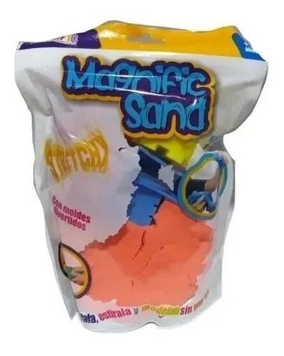 Imagen 3 de 4 de Magnific Sand Arena Kinetica 450g Moldes Accesorios Playking