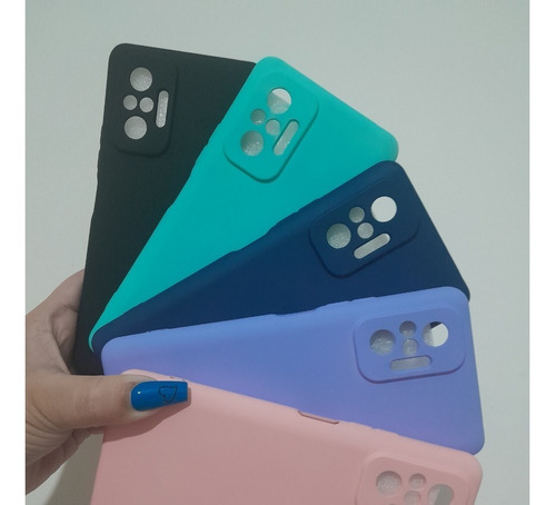 Silicon Case Para Xiaomi Note 10pro 4g Con Felpa