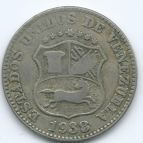 Moneda 5 Céntimos De 1938 ( Puya Escasa )