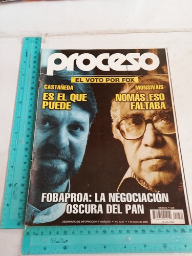 Revista Proceso No 1231 Junio 2000 (Usado)