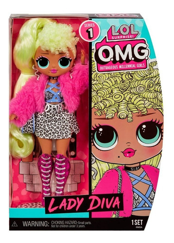 Imagen 1 de 2 de Muñeca Lol Omg Core Lady Diva