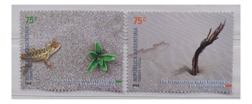 2006 Año Internacional De Los Desiertos Y La Desertif. Mint 