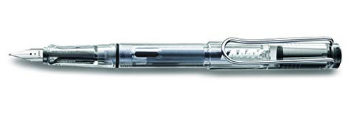 Lamy Transparente Vista La Estilográfica Con Plumín Y Medio 