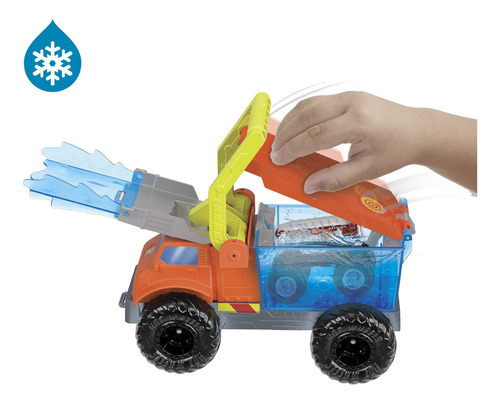 Hot Wheels Monster Trucks Pista Demolición Color Shifter