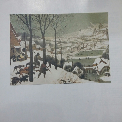 Recorte Imagen Cuadro Cazadores En La Nieve De Brueghel (rc)
