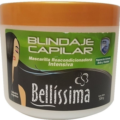 Bellissima Blindaje Capilar Mascarilla Intensiva X 500 Gr