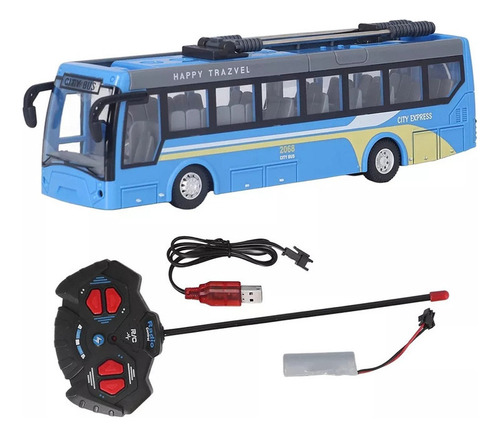 Para Remoto Simulación De Autobús Escolar Rc Recargable