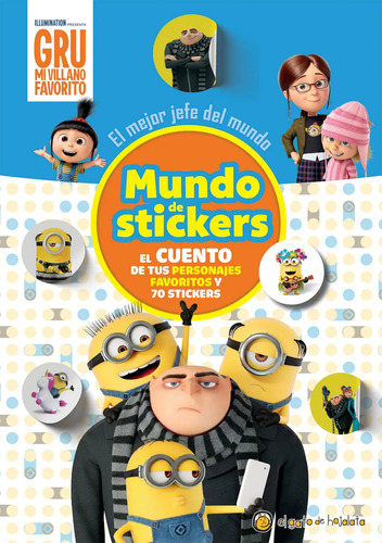 Libro Mundo Stickers Cuento Minions Mi Villano Favorito 