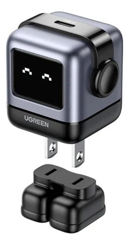 Ugreen Nexode Robot Cargador Rápido Gan De 30w Usb-c Negro