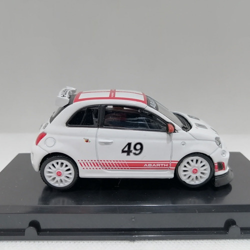 Abarth 500,escala 1:43,burago, 9cms De Largo, Metálico. 