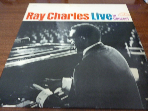 Ray Charles Live In Concert Vinilo Americano Primera Edicion