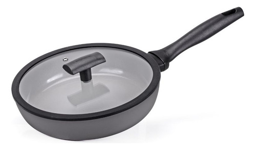 Sartén Hondo 24 Cm Con Tapa Melodía De Moneta + 3 Utensilios