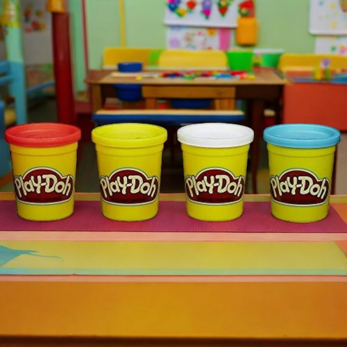 Play-doh Masa Para Moldear Hasbro Pack 4 Botes